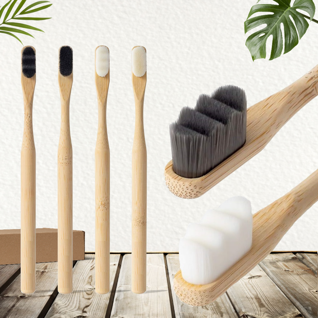 Brosse à dents NANO en bambou écologique