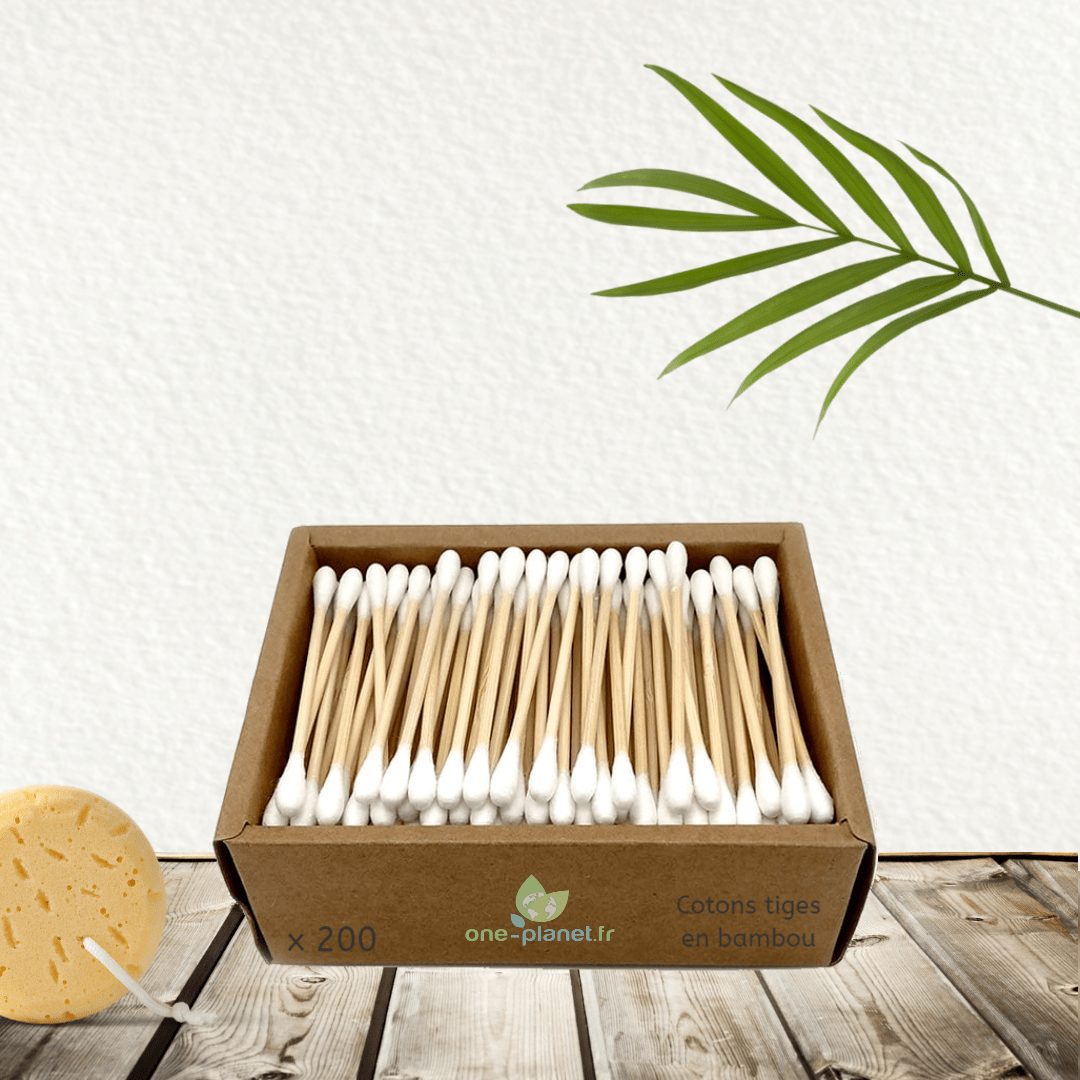 Cotons tiges en bambou 100% biodégradables