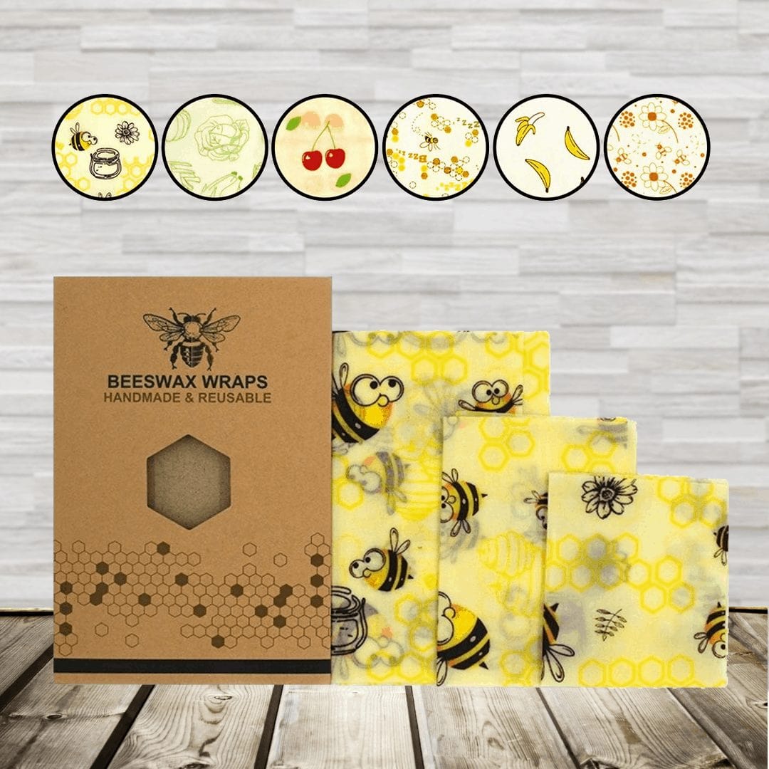 Emballages en cire d'abeille réutilisables