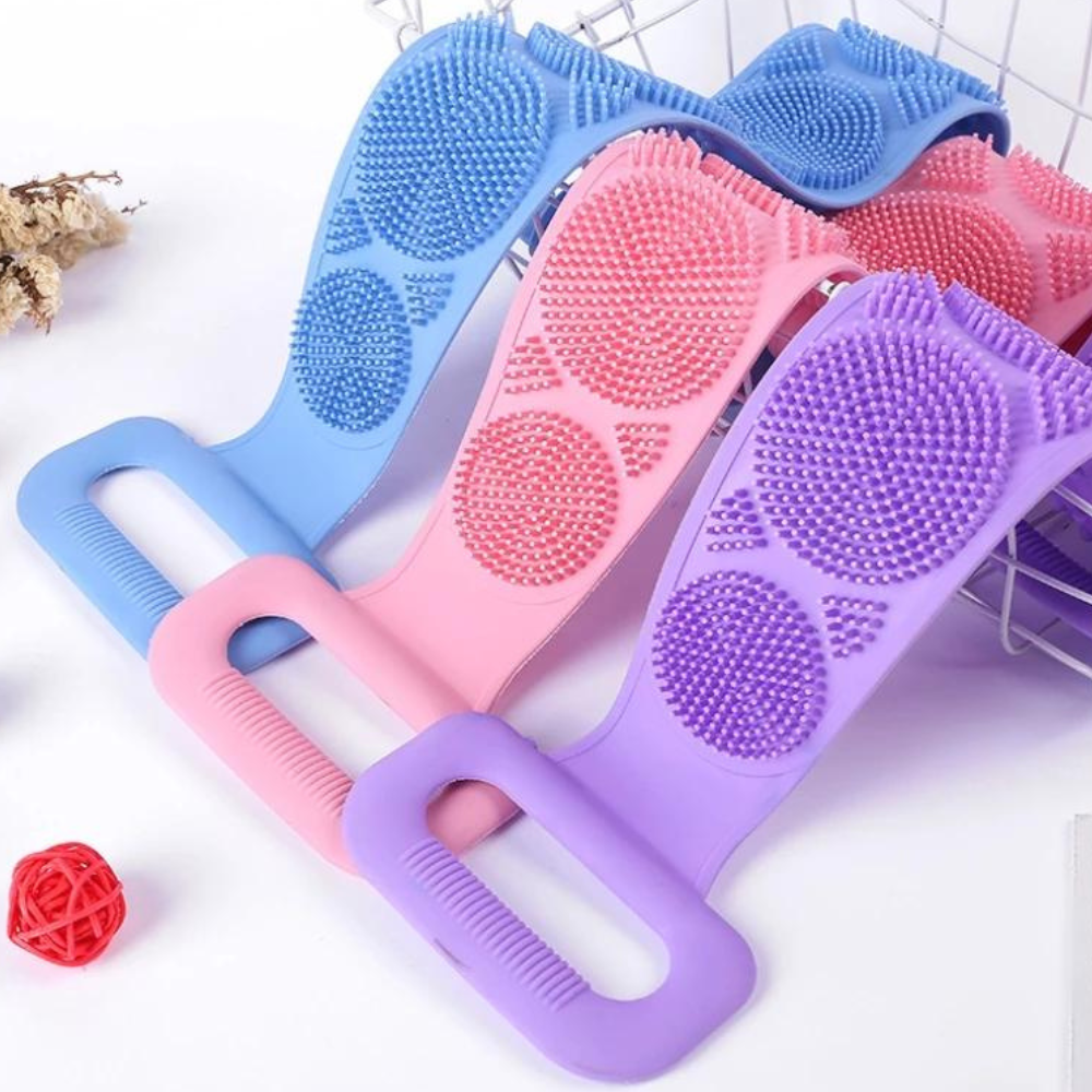 Brosse de bain exfoliante double sens - Spécial gommage