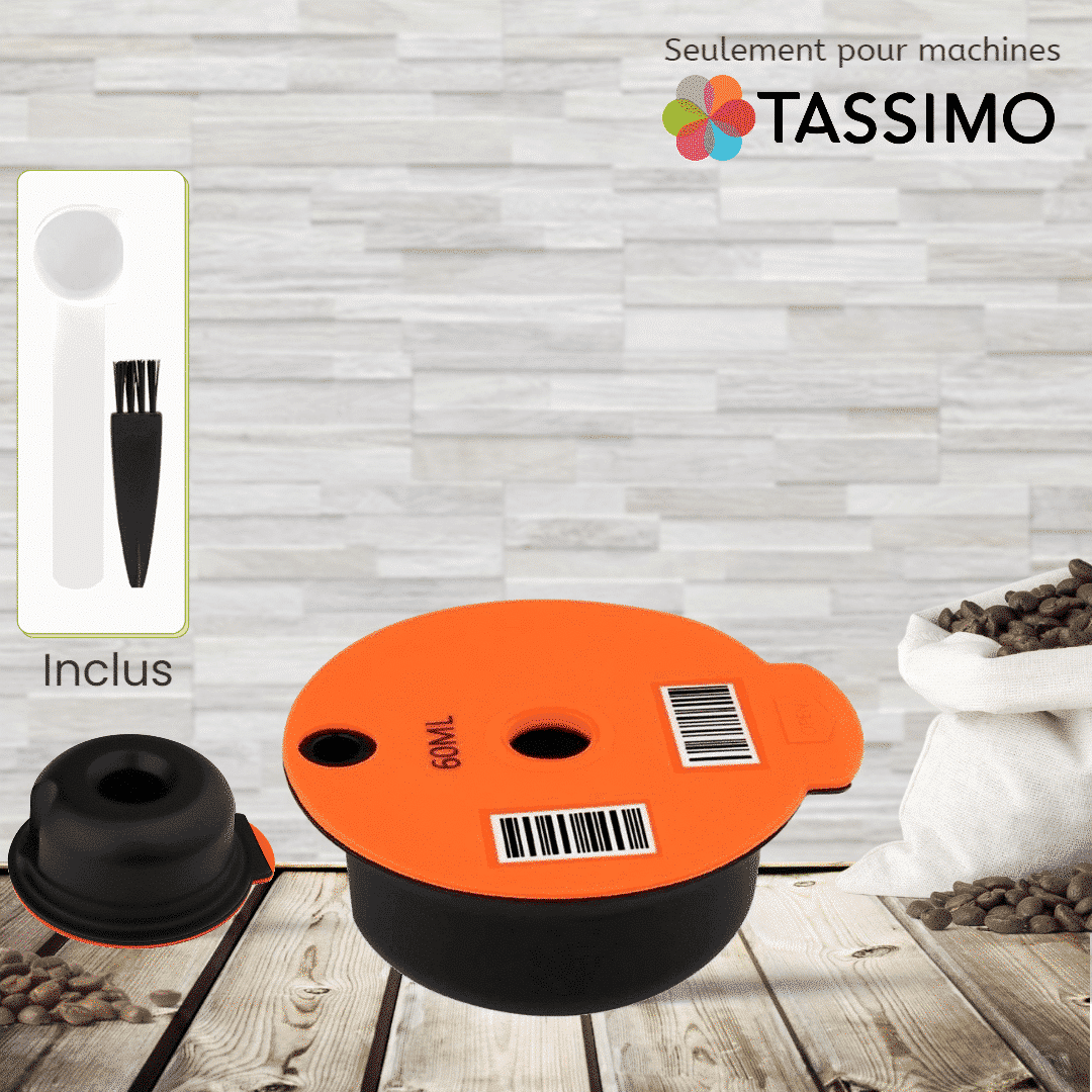 Capsule réutilisable pour machines Tassimo®