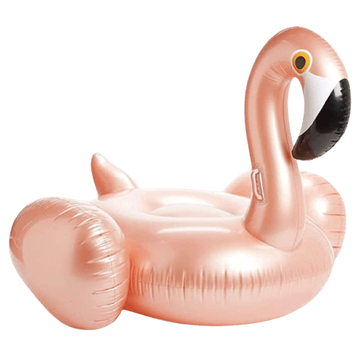 Bouée géante flamant rose